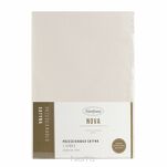 Prześcieradło z satyny bawełnianej z gumką NOVA 3 beżowe 180x200 - 9