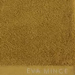 Ręcznik 70x140 VENUS Eva Minge miodowy zdobiony bordiurą w kolorze ręcznika z napisami projektantki - 3