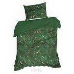 Pościel satynowa 160x200 GIFT 1 zielona z abstrakcyjnym nadrukiem z kolekcji Nova Print zapakowana w pudełko - 4