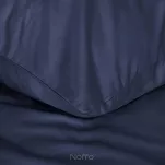Pościel satynowa 160x200 NOVA 3 jednokolorowa gładka ciemny granat - 7