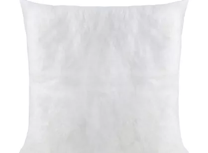 Wkład do poszewki dekoracyjnej 43x43 biały pokryty flizeliną