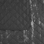 Narzuta z mikrofibry 200x220 BLINK 1 grafitowa pikowana ze srebrnym przecieranym wzorem Design 91 - 4