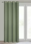 Zasłona gotowa na przelotkach 140x250 RITA jednokolorowa oliwkowa z miękkiej tkaniny - 7