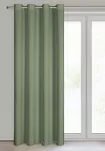 Zasłona na przelotkach 140x250 RITA jednokolorowa oliwkowa z miękkiej tkaniny - 2