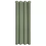Zasłona na przelotkach 140x250 RITA jednokolorowa oliwkowa z miękkiej tkaniny - 3