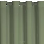 Zasłona na przelotkach 140x250 RITA jednokolorowa oliwkowa z miękkiej tkaniny - 4