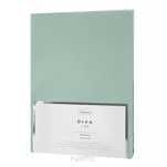 Prześcieradło satyna bawełniana bez gumki DINA miętowe 160x210 z kolekcji Diva Line - 4
