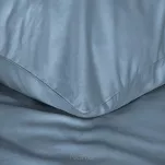 Pościel satynowa 160x200 NOVA 3 jednokolorowa gładka niebieska - 7