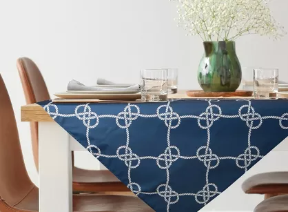 Nakładka na taras 85x85 GARDEN 15 granatowa wodoodporna styl morski