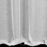 Firana na przelotkach 140x250 KIDS 2 kremowa z etaminy zdobiona taśmą dekoracyjną w wiszące słoniki - 3