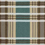 Pościel satynowa 220x200 SPRING 65 jasny brąz z motywem kratki z kolekcji Classic - 5