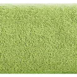 Ręcznik bawełniany 50x90 DAMLA oliwkowy gładki z subtelną bordiurą