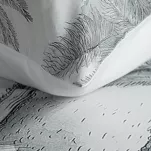 Pościel z makosatyny 160x200 SKYE Eva Minge jasno szary stalowy designerski wzór Premium - 3