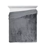 Koc futrzany 170x210 TIFANY 1 srebrny jednokolorowy puszysty z kolekcji Design 91 - 5