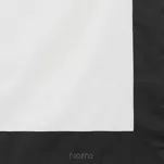 Pościel satyna bawełniana 220x200 LAURA biała zdobiona ozdobną czarną kantą z kolekcji Nova Style - 4