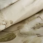 Pościel satynowa 160x200 SPRING 38 beżowa z wzorem subtelnych kwiatów z kolekcji Classic - 3