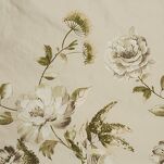 Pościel satynowa 160x200 SPRING 38 beżowa z wzorem subtelnych kwiatów z kolekcji Classic - 4