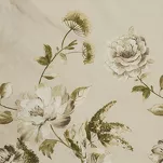 Pościel satynowa 160x200 SPRING 38 beżowa z wzorem subtelnych kwiatów z kolekcji Classic - 4