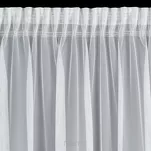 Firana na taśmie 140x270 LORIS biała z etaminy zdobiona aplikacją - 4