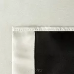 Zasłona na przelotkach 140x250 SELINA zaciemniająca kremowa z błyszczącą nicią - 3