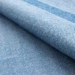 Ścierka kuchenna 50x70 OLIVIA 11 niebieska w paski z bawełny - 2