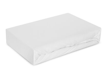 Prześcieradło z mikrowłókna z gumką 220x200 SOFT białe Design 91