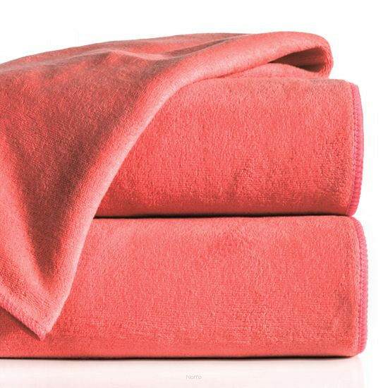 Ręcznik 50x90 AMY szybkoschnący koralowy z mikrofibry