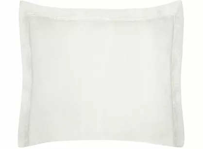 Poszewka bawełniana NOVAC kremowa 50x70 z 4 cm zakładką