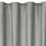 Zasłona na przelotkach 140x250 TORI welwetowa beżowa z szampańskim wzorem gałązek - 4