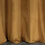 Zasłona gotowa na taśmie 140x270 MELANIE welwetowa miodowa o aksamitnej strukturze - 4