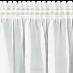 Firana na taśmie 300x300 LUCY biała z gładkiego woalu - 8