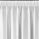 Firana na taśmie 300x300 LUCY biała z gładkiego woalu - 10