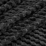 Koc 170x210 CINDY 6 czarny puszysty w drobny wzór Design 91 - 8