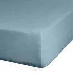 Prześcieradło z bawełny jersey z gumką niebieskie 240x220 Design 91 - 7