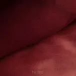 Pościel z makosatyny 220x200 LUNARA marsala bordowa z ozdobnym sznurem pasmanteryjnym - 3