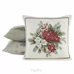 Poszewka świąteczna 45x45 481 czerwona z motywem gwiazdy betlejemskiej - 3