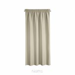 Zasłona na taśmie 140x175 RITA jednokolorowa cappucccino z miękkiej tkaniny - 7