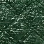 Narzuta welwetowa 220x240 LUIZ zielona błyszcząca srebrny przecierany wzór - 4