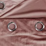 Zasłona gotowa na przelotkach 140x250 ROSA welwetowa ciemny róż Design 91 - 9