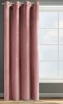Zasłona gotowa na przelotkach 140x250 ROSA welwetowa ciemny róż Design 91 - 16