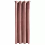 Zasłona gotowa na przelotkach 140x250 ROSA welwetowa ciemny róż Design 91 - 15