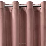 Zasłona gotowa na przelotkach 140x250 ROSA welwetowa ciemny róż Design 91 - 14