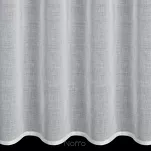 Firana na taśmie 135x260 KLEO biała z etaminy zdobiona pasem cyrkonii - 7