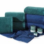 Ręcznik 50x90 EVI Pierre Cardin srebrny zdobiony bordiurą w kolorze ręcznika z logo marki 430 g/m2 - 6