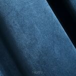 Zasłona na przelotkach 140x250 MELANIE welwetowa granatowa o aksamitnej strukturze - 6