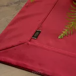 Obrus welwetowy 145x220 VELVET bordowy wykończony mankietem - 5