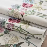 Obrus gobelinowy 140x180 1242 naturalny z wzorem kwiatów - 2