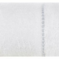 Ręcznik 70x140 MARI biały z welurową bordiurą w pasy 500 g/m2