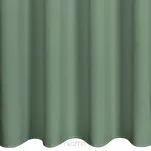 Zasłona gotowa na przelotkach 140x250 RITA jednokolorowa ciemna mięta z miękkiej tkaniny - 3
