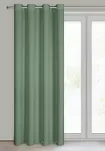Zasłona gotowa na przelotkach 140x250 RITA jednokolorowa ciemna mięta z miękkiej tkaniny - 7